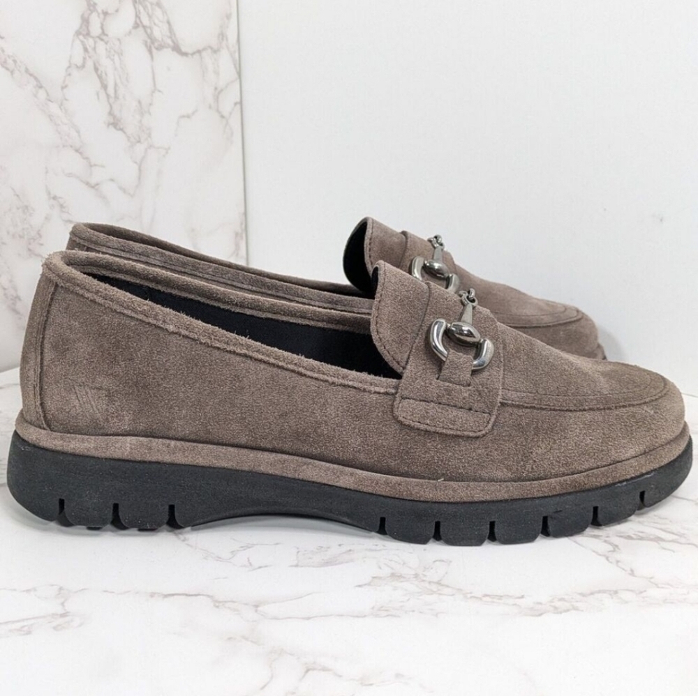 NWT FLEXX CHIC TOO GRAPHITE SUEDE BIT LOAFER SZ 6.5 - Picture 3 of 8